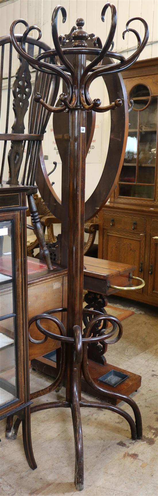 Bentwood hat stand